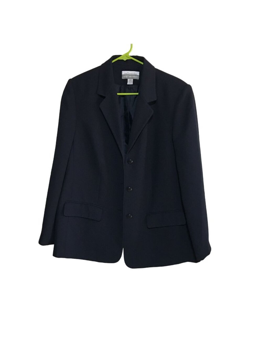 AUGUST MAX WOMAN COLLECTIBLES BLACK 3-BUTTON BLAZER WOMENS SIZE 16W